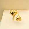 Twinned Hearts Ring
