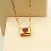 Ruby Hearts Necklace
