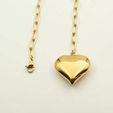 Classic Chunky Heart Necklace