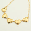 Gilded Heart Charm Neacklace