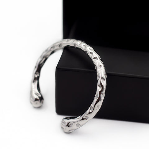 Silver Classic Cuff Bracelet