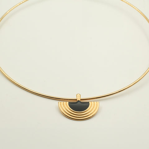 Eclipse Curve Necklace
