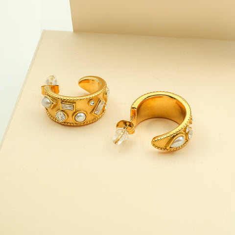 Pearl Crest Cuffs