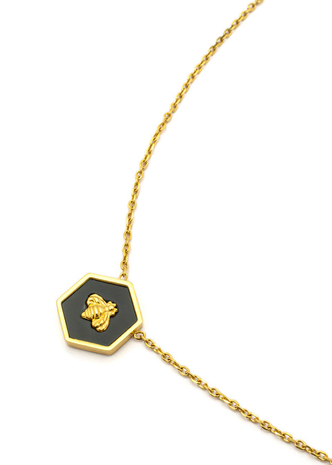 Black Beauty Bug Necklace