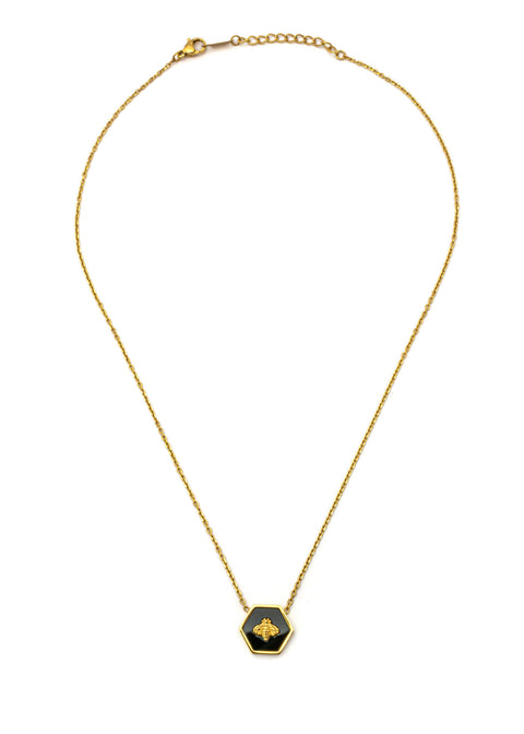 Black Beauty Bug Necklace