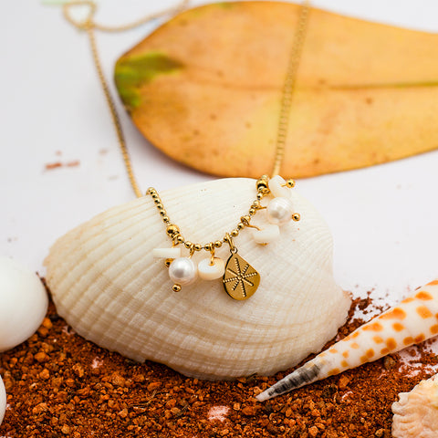 Pearl Charm Necklace