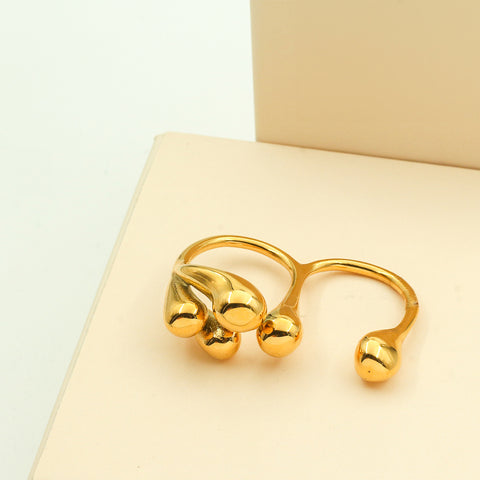 Flora Two Finger Ring