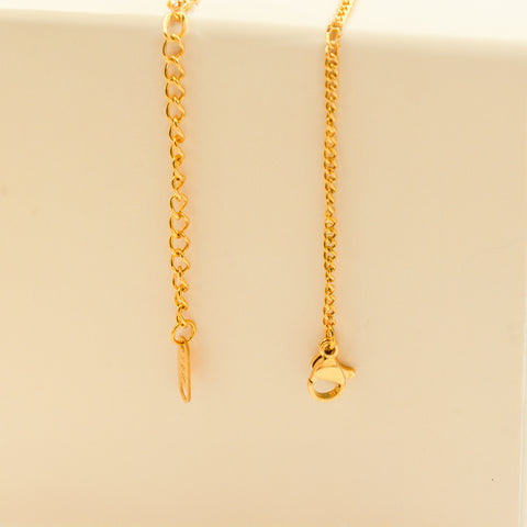 Tranquil enamel neckpiece