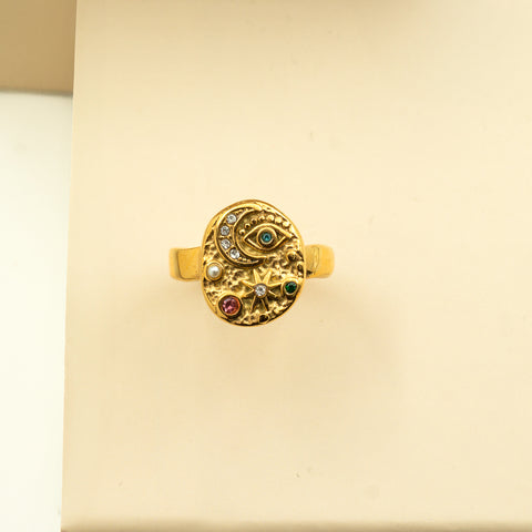Starry Orbit Ring