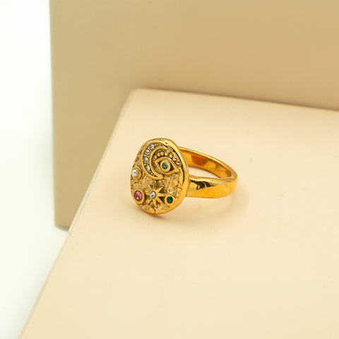 Starry Orbit Ring
