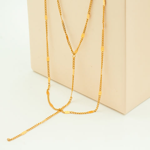 Double Layered Chain Necklace