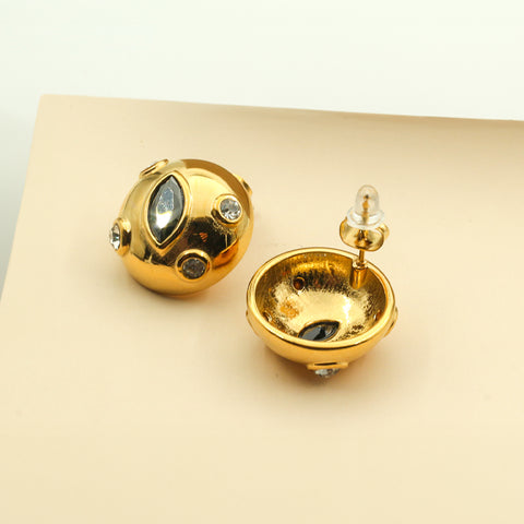 Midnight Dome Earring