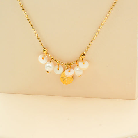 Pearl Charm Necklace