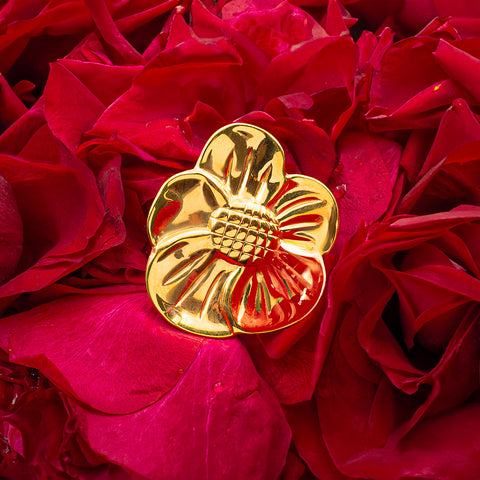 Flora Petal Statement Ring