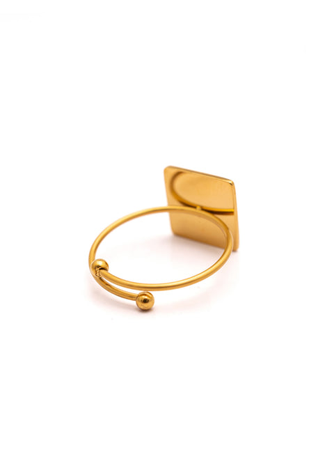 Classic Black Beauty Retro Ring