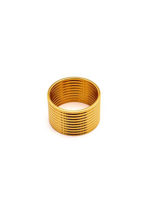 Sleek Spiral Ring