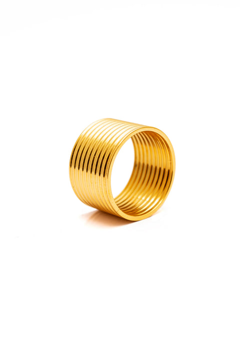 Sleek Spiral Ring