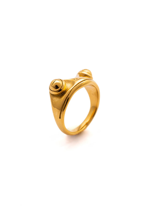Playful Froggy Ring