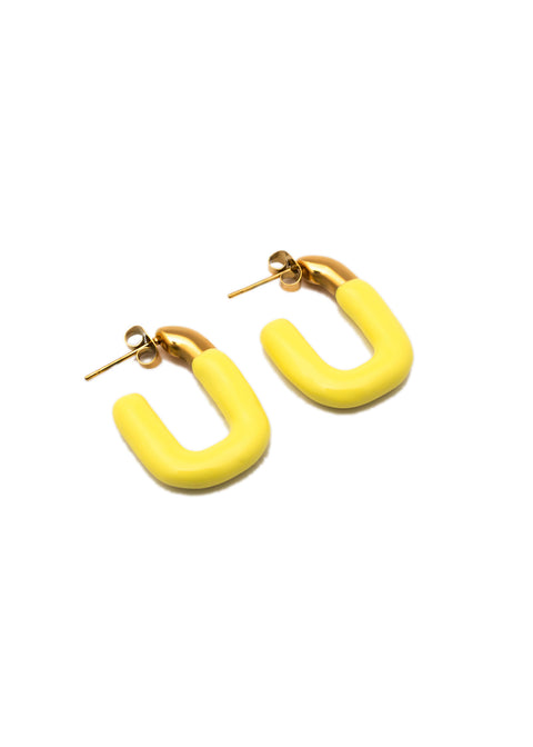 Yellow Paradise Hoops