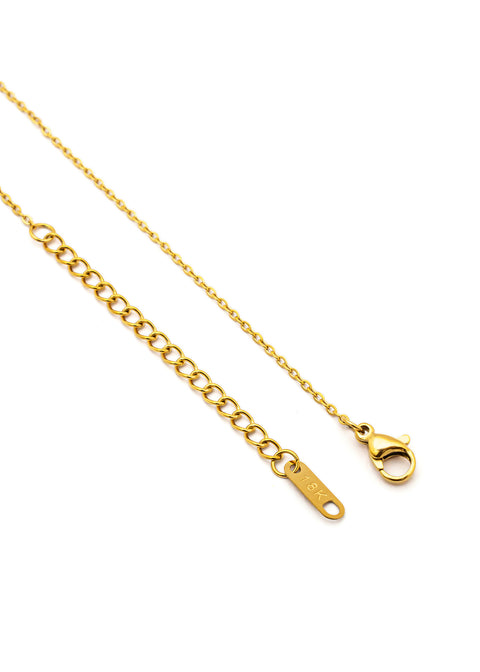Golden Eiffel Charm Necklace