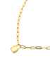 Golden Lock Necklace